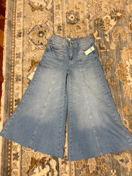 Pilcro Denim - Pilcro Light Blue High-Rise Wide-Leg Jeans